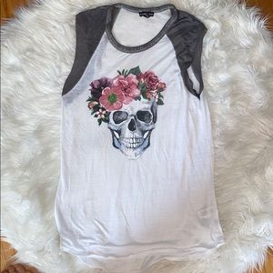 Skull tank top